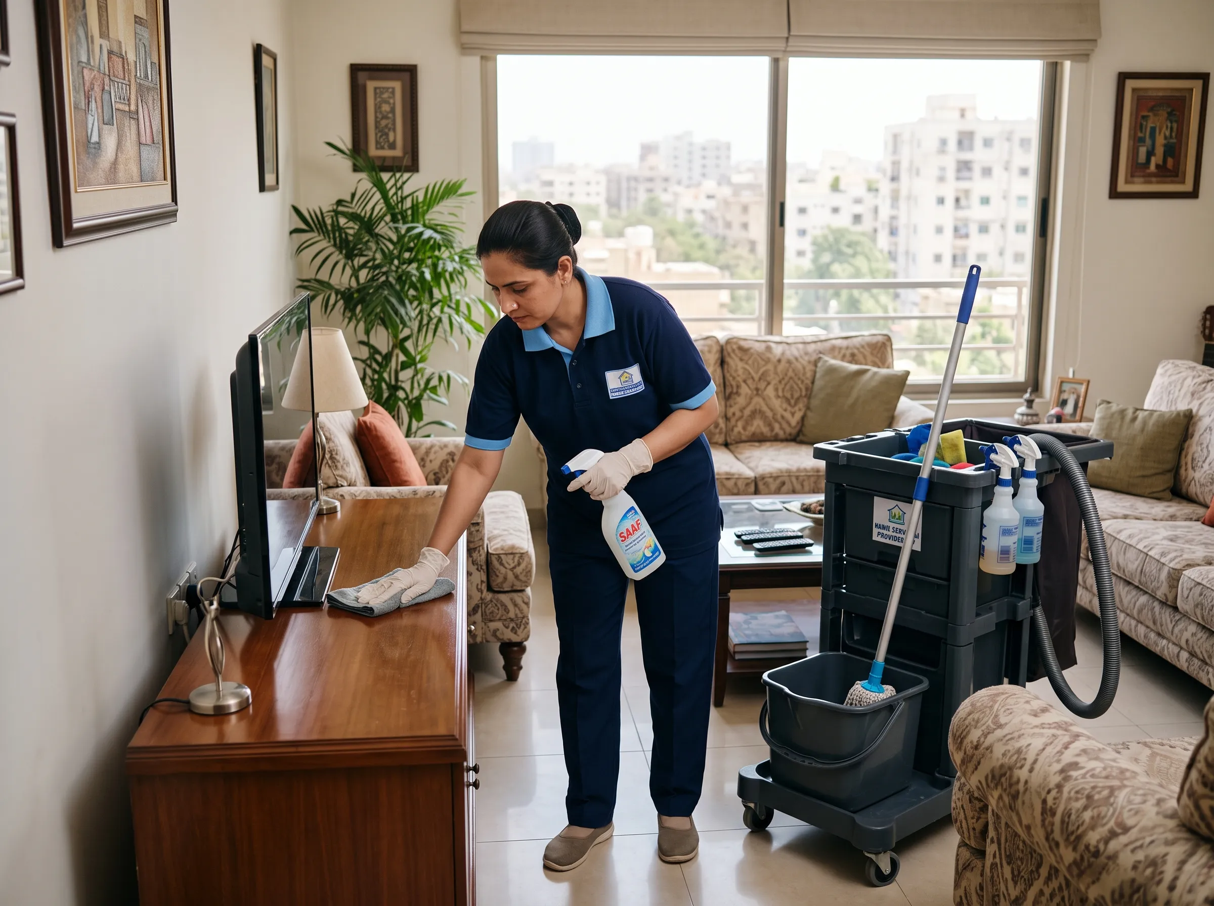 One-time residential cleaning service